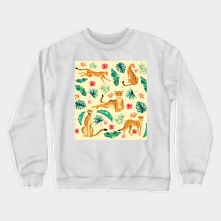 Leopard Jungle Crewneck Sweatshirt